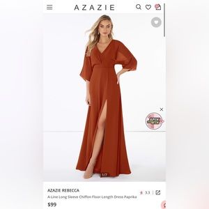 Azazie Rebecca Bridesmaid Dress in Paprika